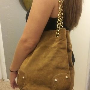 💯 Burberry Genuine Leather Suede Bucket Bag